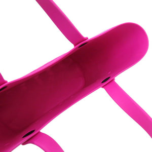 未使用品 バレンシアガ×クロックス A4対応 702266 ラバー ピンク トートバッグ 0747【中古】BALENCIAGA