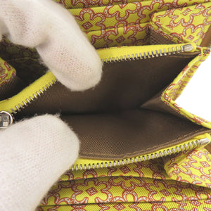 新品同様 エルメス アザップ シルクイン コンパクト ヴォーエプソン/シルク チャイ/ジョーヌシトロン シルバー金具 U刻印(2022年製) コインケース 財布 0750【中古】HERMES