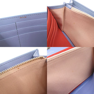 新品同様 ロジェヴィヴィエ レザー ブルー系 長財布 0756【中古】