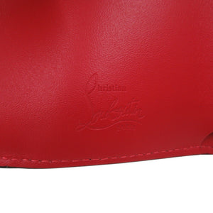 未使用品 クリスチャンルブタン Loubi54 ルビ54 コンパクトウォレット ミニ財布 バイカラー 3235108 三つ折り財布 パテントレザー ホワイト 0757【中古】Christian Louboutin