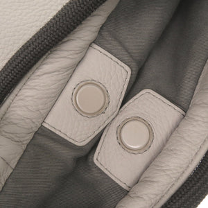 メゾン マルジェラ 5AC ソフト ドローストリング レザー グレー ショルダーバッグ 0772【中古】Maison Margiela