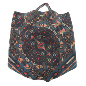 新品同様 エルメス 付け襟 プティアッシュ シルク 牛革 グレー その他ファッション雑貨 0773【中古】HERMES