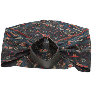 新品同様 エルメス 付け襟 プティアッシュ シルク 牛革 グレー その他ファッション雑貨 0773【中古】HERMES