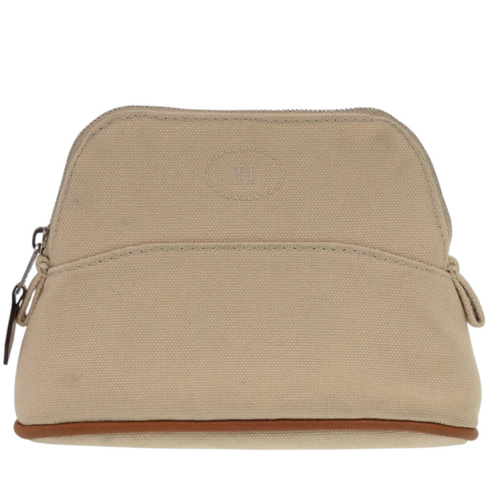 エルメス ボリードポーチ 16 ミニミニ コットン ベージュ ポーチ 0774【中古】HERMES