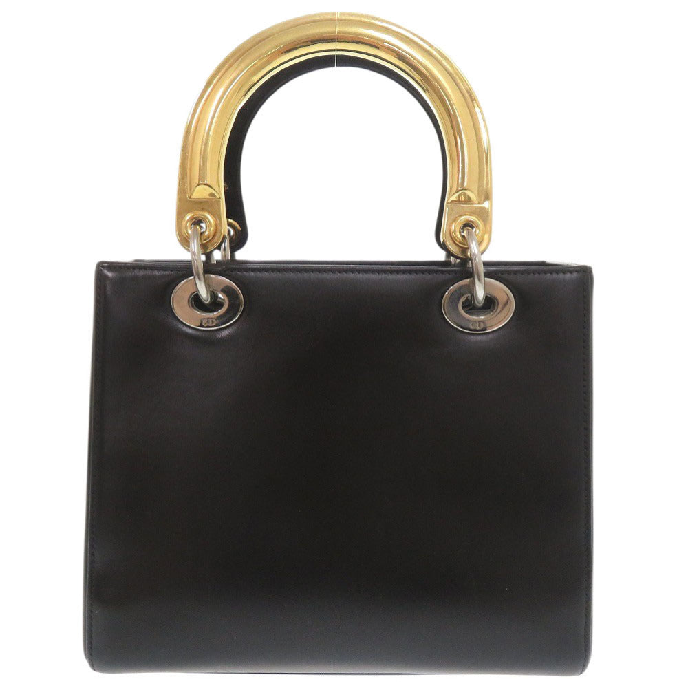 クリスチャンディオール レディディオール レザー ブラック マルチカラー 2WAY ハンドバッグ ショルダーバッグ 0786【中古】Christian Dior