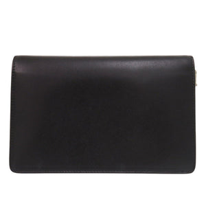 美品 ジバンシィ チェーンウォレット スターアニメーション レザー ブラック ショルダーバッグ 黒 0787【中古】GIVENCHY