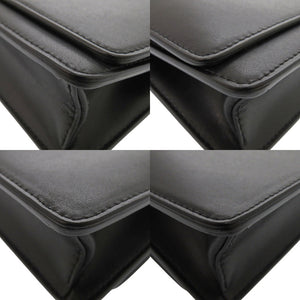 美品 ジバンシィ チェーンウォレット スターアニメーション レザー ブラック ショルダーバッグ 黒 0787【中古】GIVENCHY