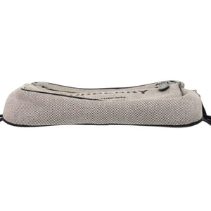 新品同様 バーバリー HORSEFERRY 8038902 コットンキャンバス グレー 灰 ボディバッグ 0788【中古】BURBERRY