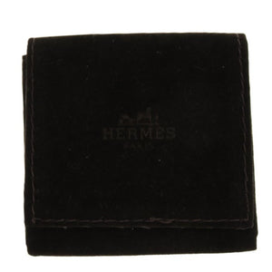 未使用品 エルメス クロシェットカレ70 ラムスキン シルク ゴールド 茶 スカーフリング 0790【中古】HERMES