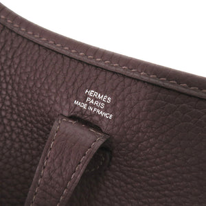 未使用 エルメス エブリンTPM アマゾン サングルジグザグ トリヨンクレマンス ルージュセリエ シルバー金具 B刻印(2023年製) ショルダーバッグ 茶 0799 【中古】 HERMES