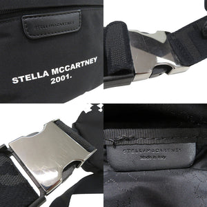 美品 ステラマッカートニー ロゴベルト ボディバッグ ウエストバッグ ナイロン ブラック 0812【中古】Stella McCartney