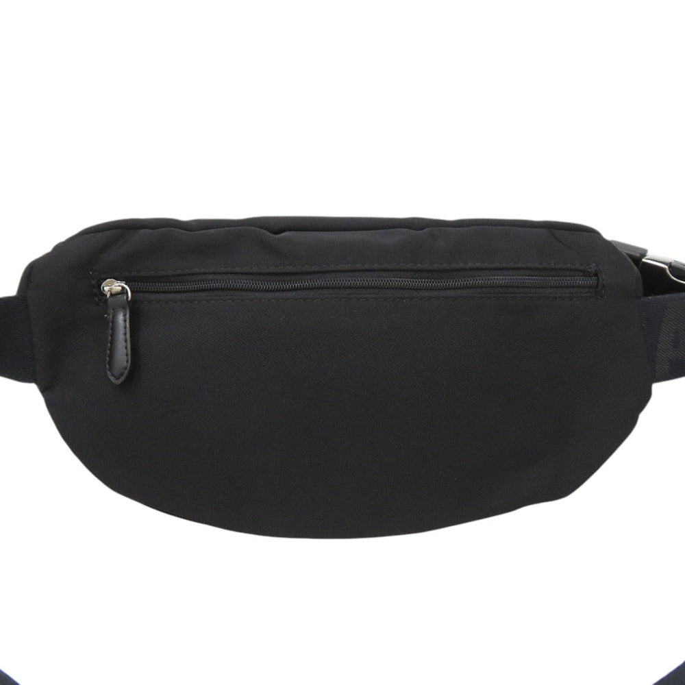 美品 ステラマッカートニー ロゴベルト ボディバッグ ウエストバッグ ナイロン ブラック 0812【中古】Stella McCartney
