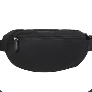 美品 ステラマッカートニー ロゴベルト ボディバッグ ウエストバッグ ナイロン ブラック 0812【中古】Stella McCartney