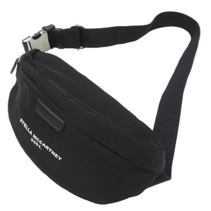 美品 ステラマッカートニー ロゴベルト ボディバッグ ウエストバッグ ナイロン ブラック 0812【中古】Stella McCartney