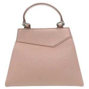 メゾン マルジェラ SNATCHED ミニバッグ スモール ハンドバッグ アシンメトリー S56WG0168 レザー ピンク 0819【中古】Maison Margiela