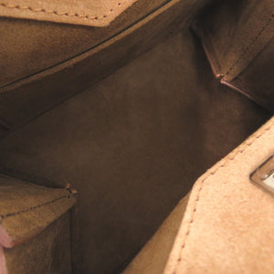 メゾン マルジェラ SNATCHED ミニバッグ スモール ハンドバッグ アシンメトリー S56WG0168 レザー ピンク 0819【中古】Maison Margiela