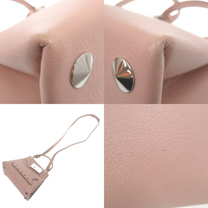 メゾン マルジェラ SNATCHED ミニバッグ スモール ハンドバッグ アシンメトリー S56WG0168 レザー ピンク 0819【中古】Maison Margiela