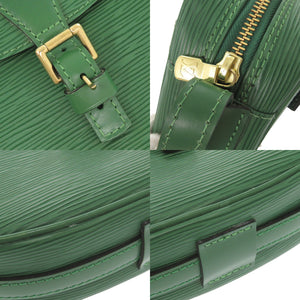 ルイ ヴィトン ジュヌフィーユ エピ M52154 グリーン ショルダーバッグ LV 0827【中古】LOUIS VUITTON