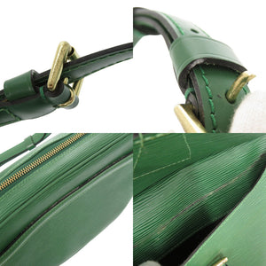 ルイ ヴィトン ジュヌフィーユ エピ M52154 グリーン ショルダーバッグ LV 0827【中古】LOUIS VUITTON