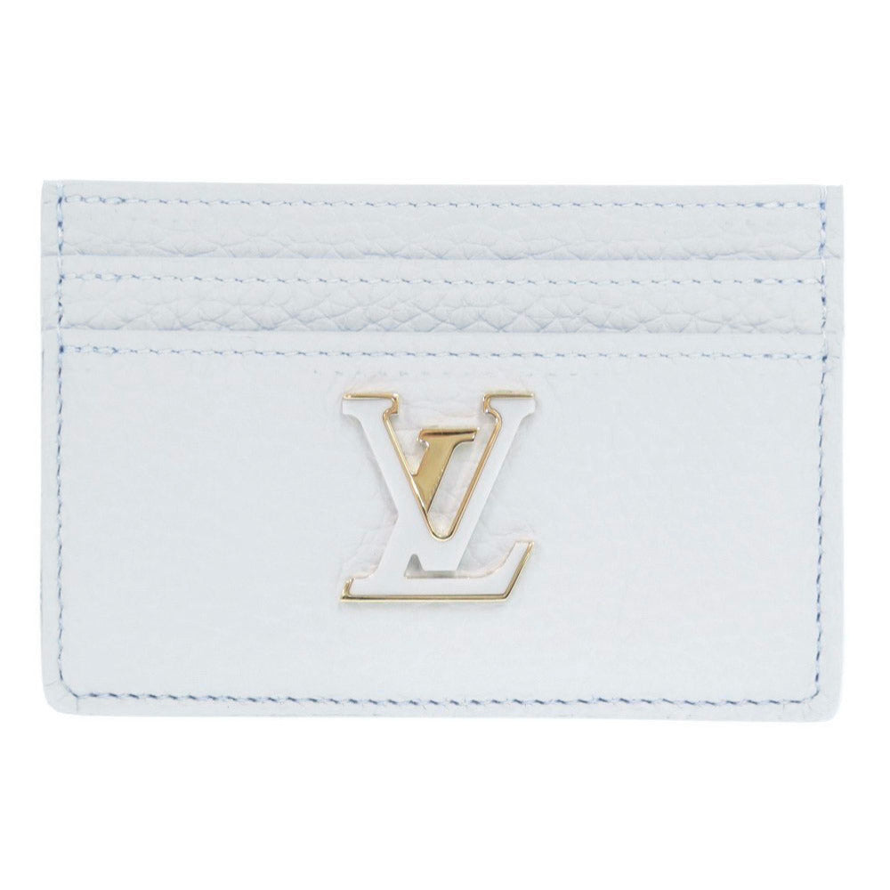 未使用品 ルイ ヴィトン ポルト カルト カプシーヌ トリヨンレザー ICチップ ブルーオランプ カードケース LV 0843【中古】LOUIS VUITTON