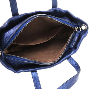 美品 ジミーチュウ 2way MINISARA ミニサラ カラースタースタッズ レザー ネイビー 紺 ハンドバッグ 0851【中古】JIMMY CHOO