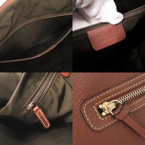 美品 ブルガリ レザー ブラウン ワンショルダーバッグ ショルダーバッグ 茶 0853【中古】BVLGARI