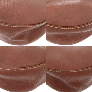 美品 ブルガリ レザー ブラウン ワンショルダーバッグ ショルダーバッグ 茶 0853【中古】BVLGARI