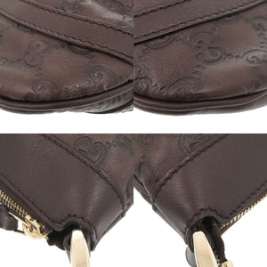 美品 グッチ アビー グッチシマ 203257 ブラウン ショルダーバッグ 茶 0871【中古】GUCCI