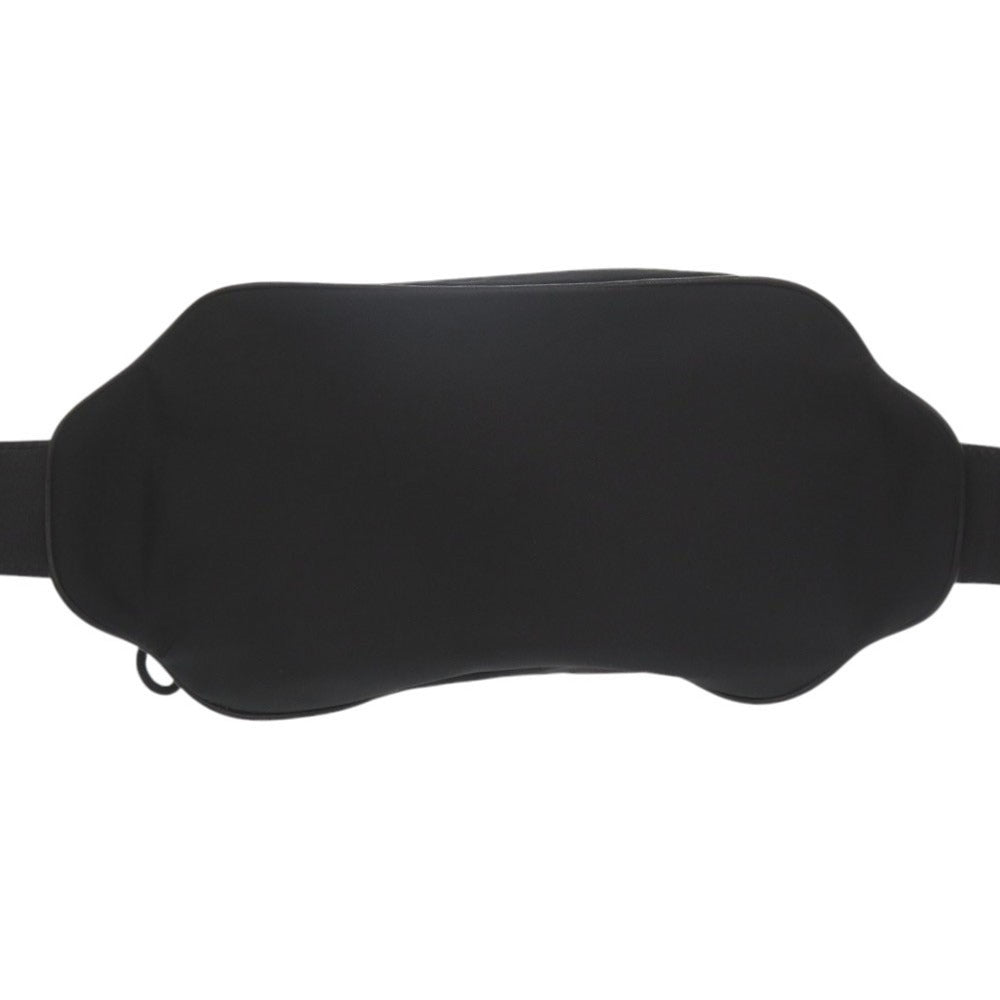 美品 バーバリー ロゴプリント ナイロン ブラック ボディバッグ ウエストバッグ 黒 0889【中古】BURBERRY