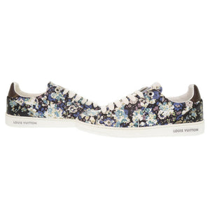 未使用品 ルイ ヴィトン 花柄 モノグラム サイズ35 1/2 レザー マルチカラー スニーカー LV 0890【中古】LOUIS VUITTON