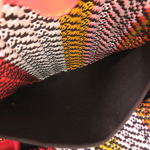 新品同様 クリスチャンルブタン フランジバス ラフィア レザー マルチカラー 2WAY ハンドバッグ ショルダーバッグ 0893【中古】Christian Louboutin