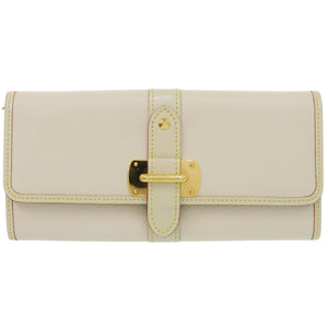 美品 ルイ ヴィトン ポルトフォイユ ファヴォリ スハリ M95646 レザー ホワイト 長財布 白 LV 0895【中古】LOUIS VUITTON