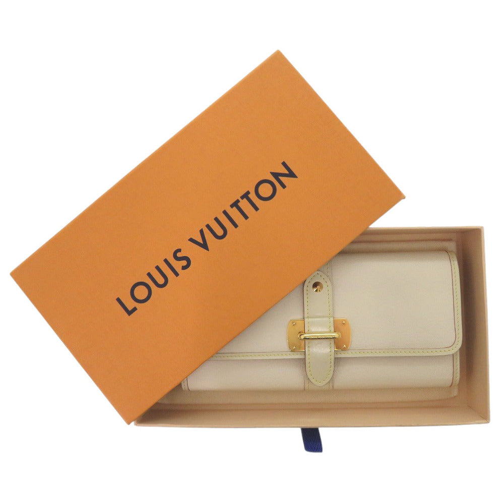 美品 ルイ ヴィトン ポルトフォイユ ファヴォリ スハリ M95646 レザー ホワイト 長財布 白 LV 0895【中古】LOUIS VUITTON