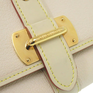 美品 ルイ ヴィトン ポルトフォイユ ファヴォリ スハリ M95646 レザー ホワイト 長財布 白 LV 0895【中古】LOUIS VUITTON