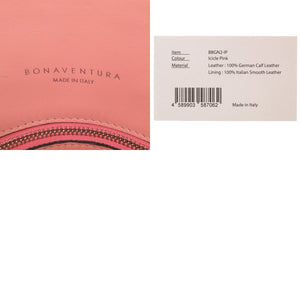 新品同様 ボナベンチュラ 2WAY エマバッグ 28 BBGN2-IP カーフレザー アイシクルピンク ハンドバッグ 0897【中古】BONAVENTURA