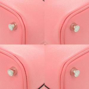 新品同様 ボナベンチュラ 2WAY エマバッグ 28 BBGN2-IP カーフレザー アイシクルピンク ハンドバッグ 0897【中古】BONAVENTURA