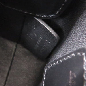 新品同様 サルヴァトーレフェラガモ ガンチーニ トリフォリオ ミニバッグ レザー ブラック ハンドバッグ 黒 0903【中古】Salvatore Ferragamo