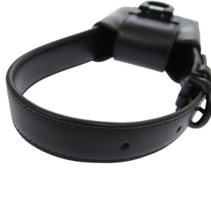 新品同様 サルヴァトーレフェラガモ ガンチーニ トリフォリオ ミニバッグ レザー ブラック ハンドバッグ 黒 0903【中古】Salvatore Ferragamo