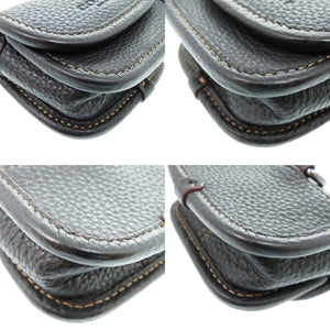 美品 コーチ×PEANUTS スヌーピー ミニポーチ付き ヘリテージ コンバーチブル クロスボディ レザー ブラック 黒 ショルダーバッグ 0908【中古】COACH