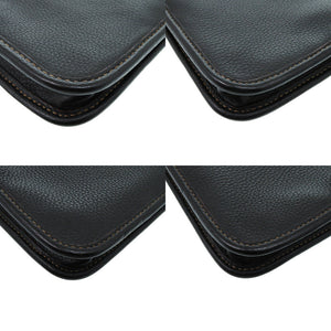 美品 コーチ×PEANUTS スヌーピー ミニポーチ付き ヘリテージ コンバーチブル クロスボディ レザー ブラック 黒 ショルダーバッグ 0908【中古】COACH