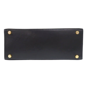 美品 サルヴァトーレフェラガモ ヴァラリボン レザー ネイビー 2WAY ハンドバッグ ショルダーバッグ 0909【中古】Salvatore Ferragamo