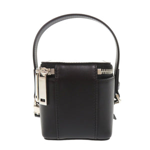 美品 サルヴァトーレフェラガモ レザー ブラック 2WAY ミニ ハンドバッグ ショルダーバッグ 黒 0911【中古】Salvatore Ferragamo