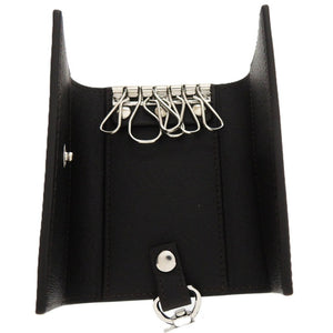 未使用品 ダンヒル レザー ブラック 6連キーケース 黒 0912【中古】Dunhill