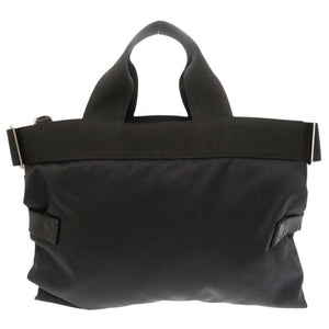 美品 ボッテガヴェネタ ナイロン ブラック ビジネスバッグ 黒 0921【中古】BOTTEGAVENETA