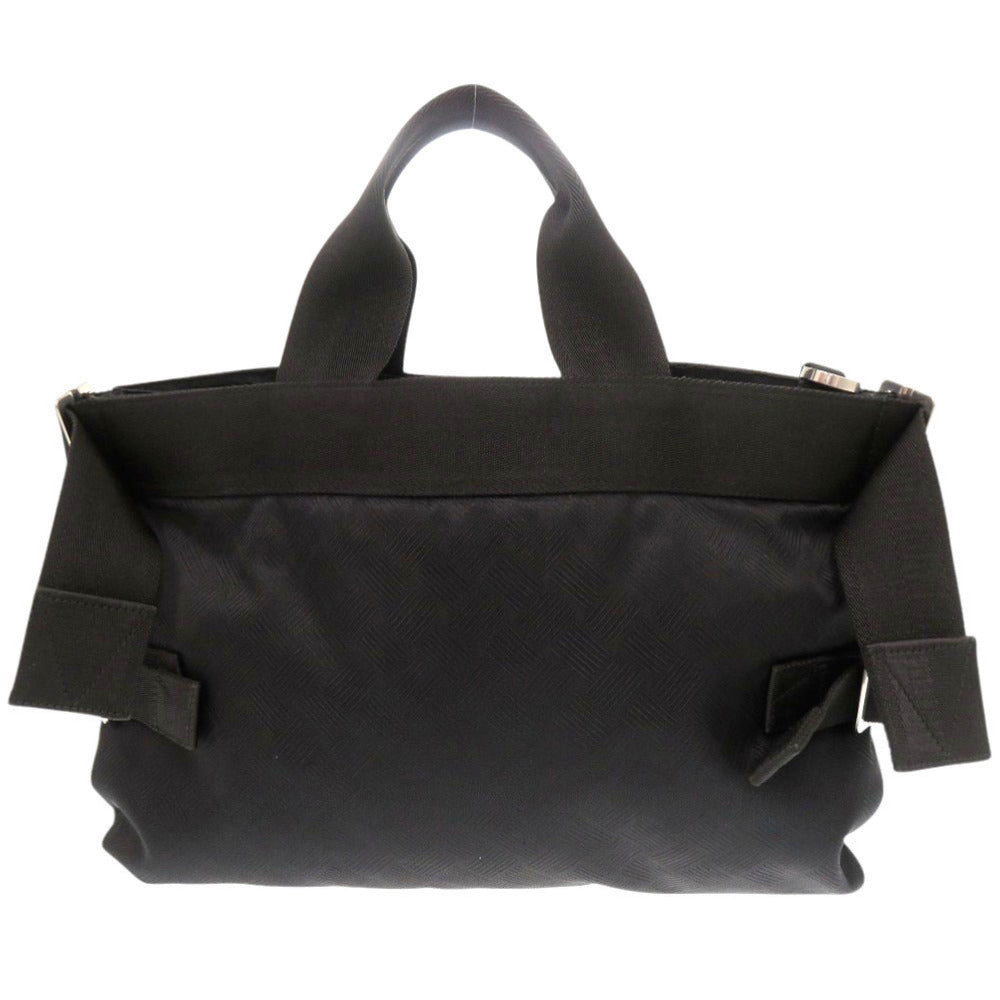 美品 ボッテガヴェネタ ナイロン ブラック ビジネスバッグ 黒 0921【中古】BOTTEGAVENETA