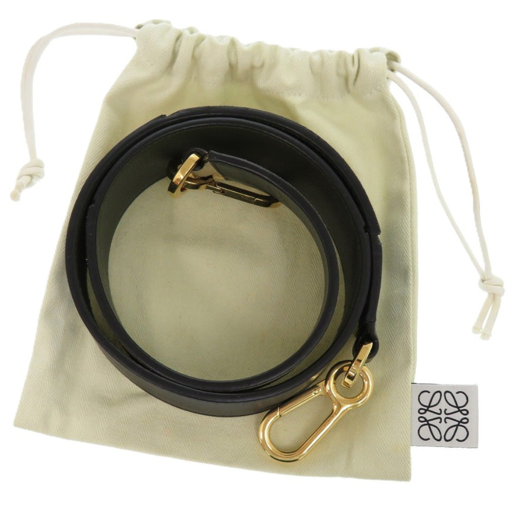 美品 ロエベ パズル レザー オリーブ 緑 ショルダーストラップ 0923【中古】LOEWE