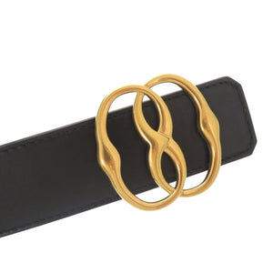 未使用品 バリー EMBLEM 35.REV レザー ブラック ブラウン ベルト 黒 茶 0935【中古】BALLY メンズ