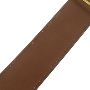 未使用品 バリー EMBLEM 35.REV レザー ブラウン ベルト 茶 0936【中古】BALLY メンズ