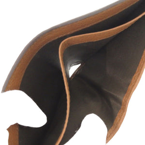 未使用 バリー レザー ブラウン 二つ折り財布 茶 0942【中古】BALLY