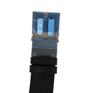 未使用品 バリー B BOLD 35 R.TSP MBG00XSI057-I945P レザーブラック 85cm シルバー金具 黒 ベルト 0943【中古】BALLY